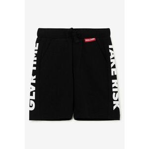 Pantaloni scurti cu snur si logo lateral imagine