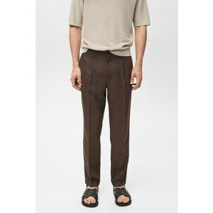 Pantaloni din amestec de lyocell si in imagine