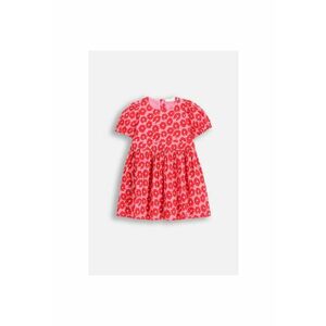 Rochie evazata cu imprimeu floral si aspect texturat imagine