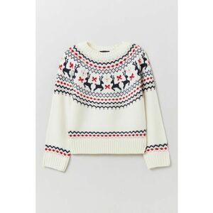 Pulover cu model si maneci raglan imagine