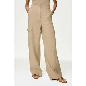 Pantaloni de in cu talie inalta imagine