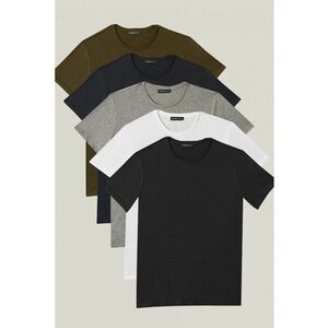 Set de tricouri slim fit - 5 piese imagine