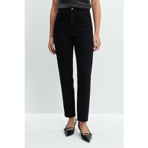 Blugi mom fit cu talie inalta imagine