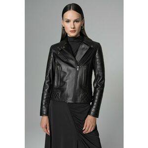 Jacheta biker de piele imagine