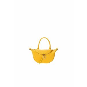 Geanta crossbody de piele - Galben imagine