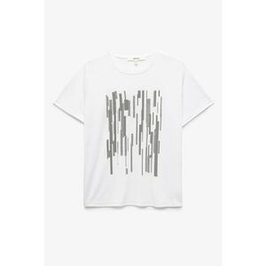 Tricou cu imprimeu geometric imagine