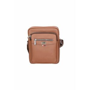 Geanta crossbody de piele ecologica - Kaki imagine