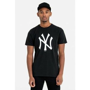 Tricou cu decolteu la baza gatului si imprimeu New York Yankees imagine