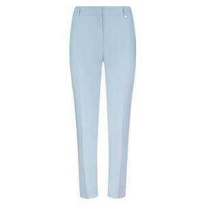 Pantaloni crop conici cu pliu frontal imagine