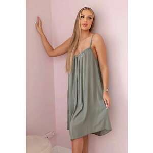 Rochie midi cu bretele inguste - imagine