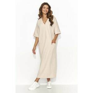 Rochie maxi tip tricou cu buzunare aplicate imagine