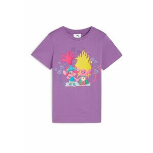 Tricou cu decolteu la baza gatului si imprimeu cu desene imagine