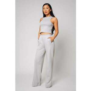 Set Lineea bustiera lunga si pantalon lung Grey 11225 imagine