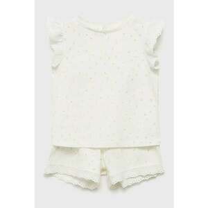 Pijama de bumbac cu imprimeu floral imagine