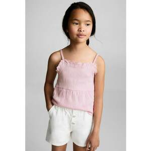 Top cu decolteu patrat si volan peplum imagine