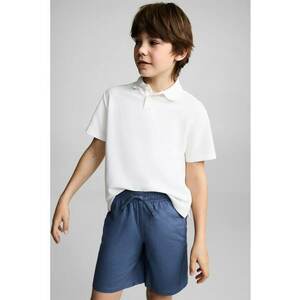 Pantaloni scurti din amestec de in cu buzunare laterale imagine