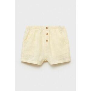 Pantaloni scurti din bumbac cu model in dungi imagine