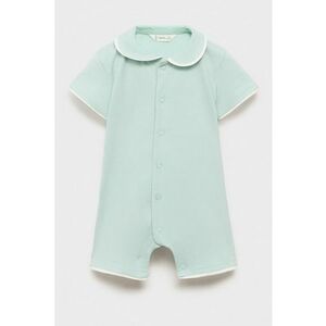 Pijama din amestec de bumbac cu model uni imagine