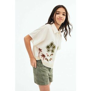 Pantaloni scurti cu model cu 5 buzunare imagine