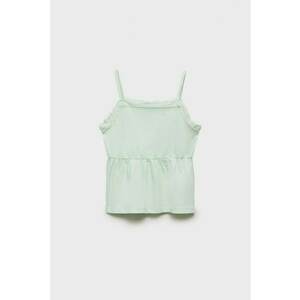 Top cu decolteu patrat si volan peplum imagine