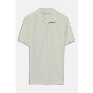 Tricou polo cu fenta cu fermoar imagine