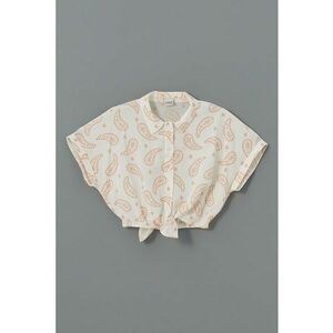 Camasa crop cu model imagine