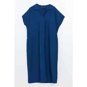 Rochie midi cu decolteu in V imagine