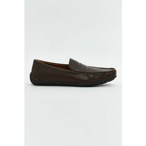 Pantofi loafer din piele ecologica cu model uni imagine