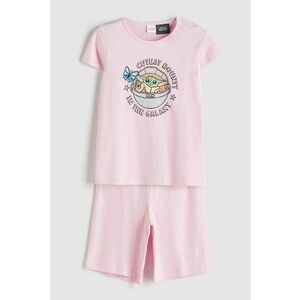 Pijama de bumbac cu Baby Yoda imagine