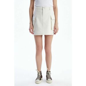 Fusta mini cargo de denim imagine