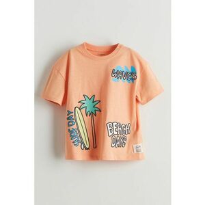 Tricou lejer de bumbac cu imprimeu imagine