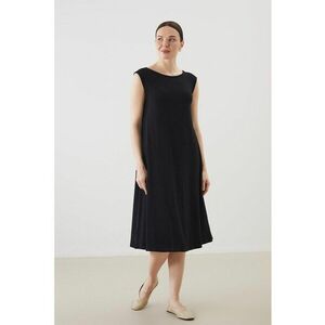 Rochie midi cu decolteu barcuta imagine