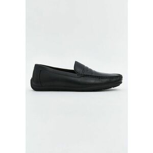 Pantofi loafer din piele ecologica cu model uni imagine