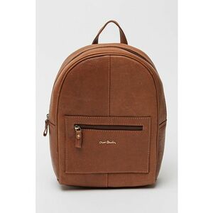 Rucsac din piele cu buzunar exterior imagine