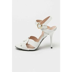 Sandale din piele cu toc stiletto imagine