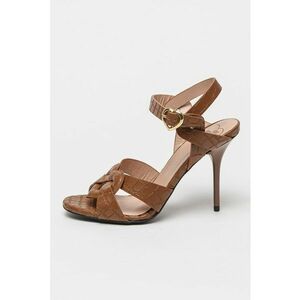 Sandale din piele cu toc stiletto imagine