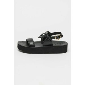 Sandale din piele cu talpa wedge imagine