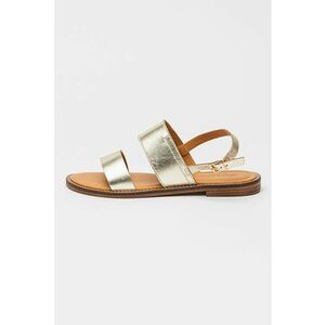 Sandale de piele cu talpa plata imagine