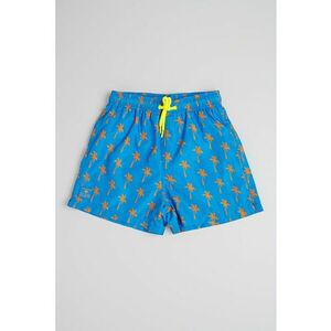 Pantaloni scurti cu model si snur in talie imagine
