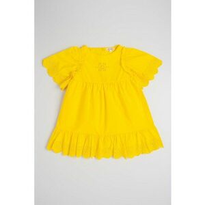 Rochie evazata cu detalii perforate imagine