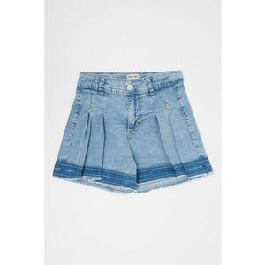 Pantaloni scurti de denim cu terminatie nefinisata imagine
