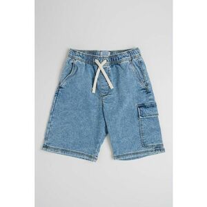 Pantaloni scurti de denim cu buzunar cu clapa imagine