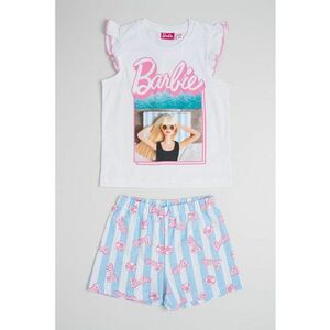 Pijama de bumbac cu imprimeu Barbie imagine