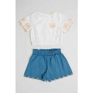 Set de tricou de bumbac si pantaloni - 2 piese imagine