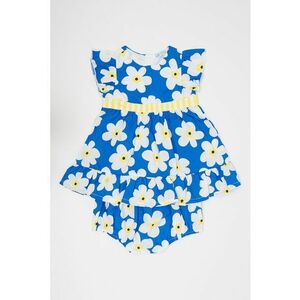 Rochie de bumbac cu model floral imagine