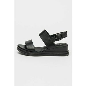 Sandale wedge de piele ecologica imagine