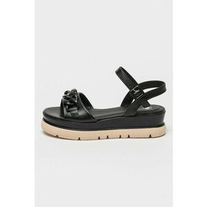 Sandale wedge de piele ecologica imagine