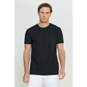 Tricou slim-fit cu detalii contratastante imagine