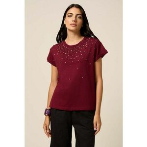 Tricou lejer cu strasuri imagine