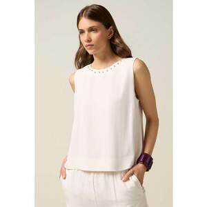 Bluza cu strasuri - fara maneci imagine